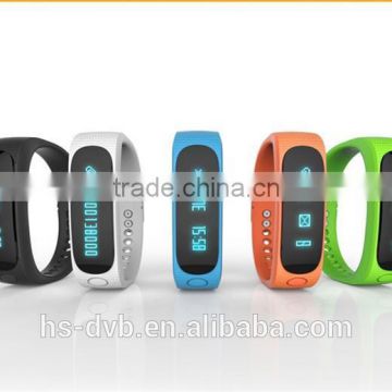 2015 Newest Factory Price High Quality Smart Bluetooth Sport Vibrating Bracelet E02