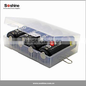 New Soshine 26650 Battery Holder Case for 4pcs 26650 Size Batteries, Plastic Battery Case photo-2