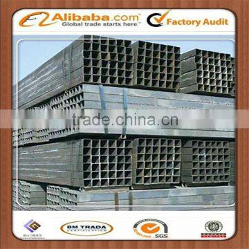 Black or galvanized black square tube square or round steel pipe