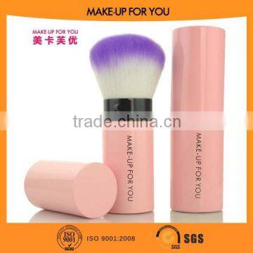 Synthetic Hair Retractable Round Top Kabuki Brush