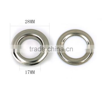 Wholesale nickel free 28mm metal eyelet ring