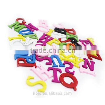 Colorful Wooden Letters Art Craft(pink/green) 16pcs/blister photo-3
