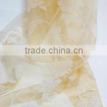 nylon flocking with organza bottom fabric