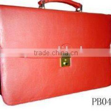 Unisex Quality Polo Leather Briefcase