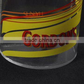 Plexiglass Products Clear Acrylic Wine Box With Logo