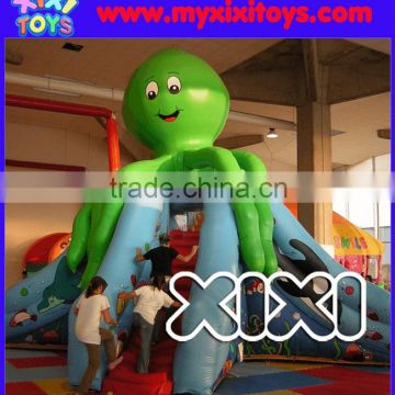 Inflatable octopus slide for kids,popular inflatable water slide for sale