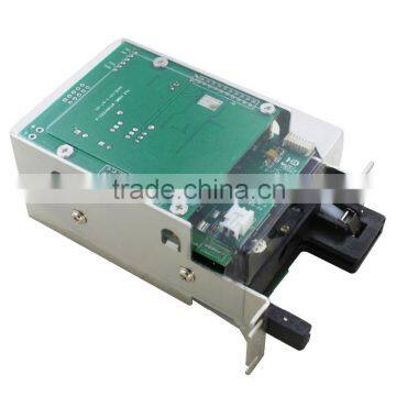 manual insertion card reader for fuel dispenser