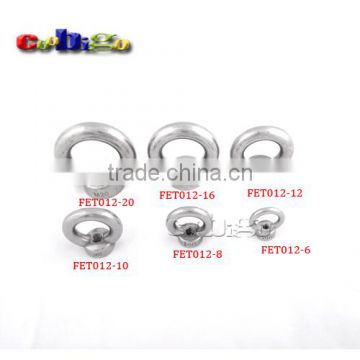 Stainless Steel 304 Eye Nut For Lifting Machinery Fastener Hardware #FET012