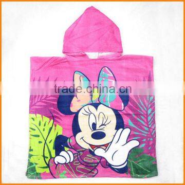 Minnie beach towel cloak children cartoon 2016 new foreign hot towel