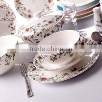 newly Korea design household fine bone china tableware