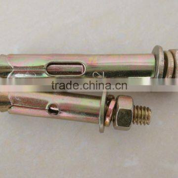 HDG sleeve anchor bolt with hex nut made in china hebei