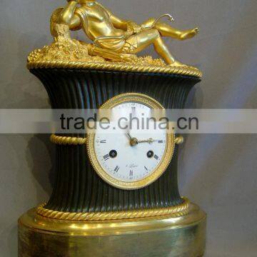 golden lady clock