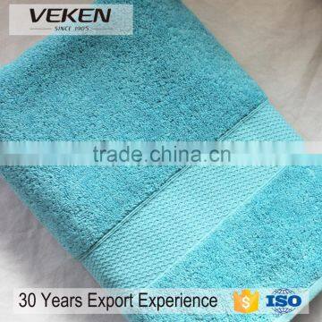 veken products ISO9001 supplier bright color bamboo bath sheet