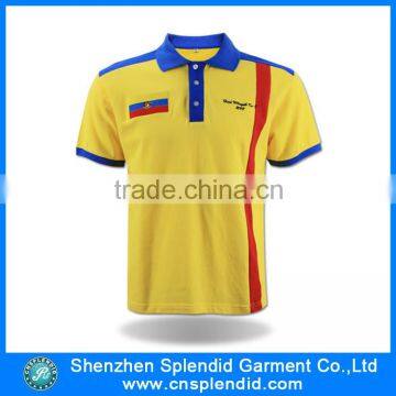 Yellow polo shirt,latest jersey designs,high quality sport t-shirt men's polo shirts