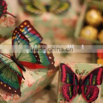 Simulation of the Butterfly Classical Wedding Candy Box