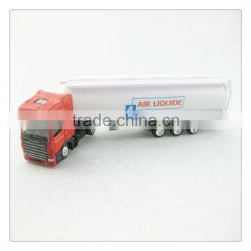 Custom container scale 1:87 vehicle diecast metal tanker truck model