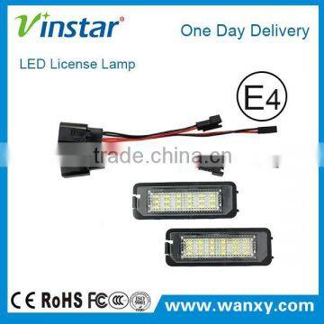 Automotive parts LED license plate light LED module plate light for V.W Golf4/Eos/Lupo/New Beetle/Passat CC/Phaeton/Polo