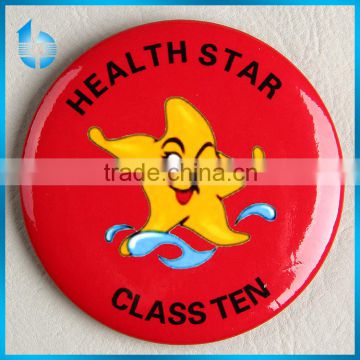 tin badges for advertisement gift enterprise souvenir school children present