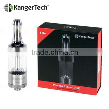 Kanger 1.8 ohm Dual Coil Glass Tube Kanger E Cigarette Clearomizer Kanger Protank 3 Atomizer for Sale