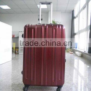 new product for 2015 TSA lock aluminum frame wheeled trolley luggage