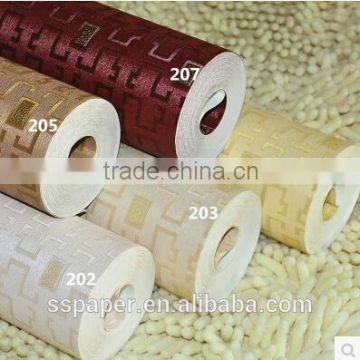 Chinese classical waterproof construction and decoration cheap modern wallpaper