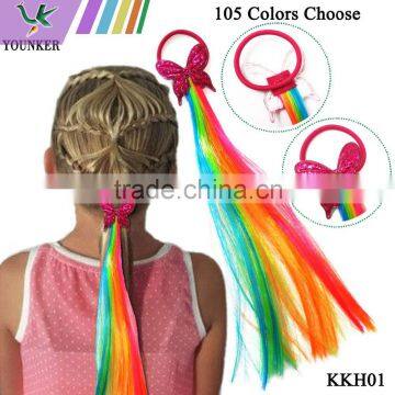 Non- chemical synthetic fibre hair multi color make your hair s more