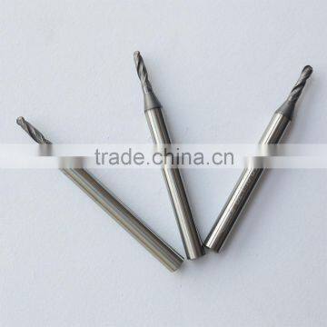 Carbide ball and nose end mill milling cutter cutting tool solid tungsten materials