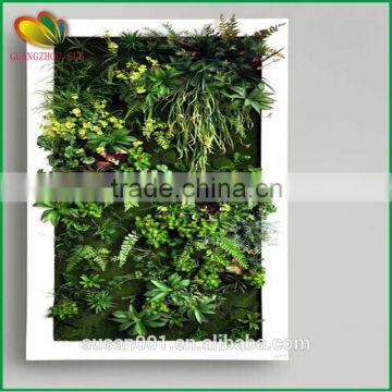 high imitation decorative artificial green wall plants for saling