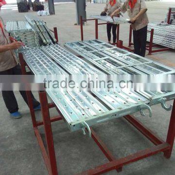 scaffolding plank, scaffolding walking board, galvanized steel plank