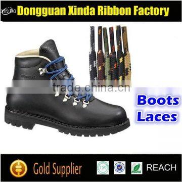 Dongguan shoe laces factory custom boots laces