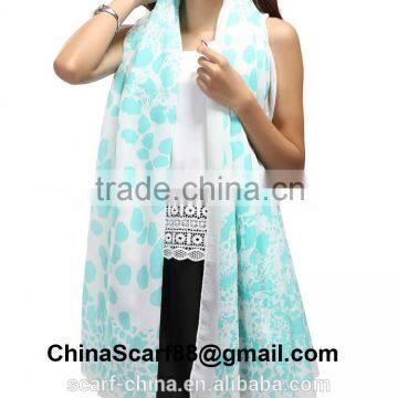 Wholesale polyester leopard scarf