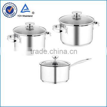 High grade European large stainless steel cookware