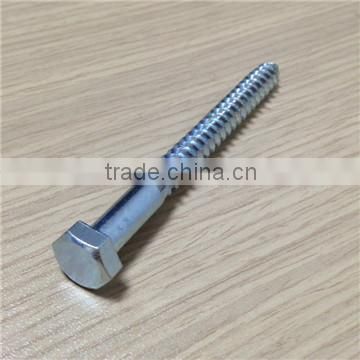 Zinc plated hexagonal head screws