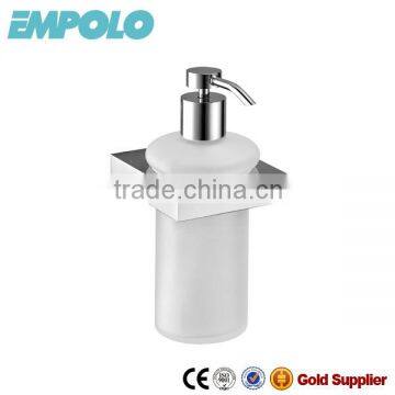 Hands touch single liquid soap dispenser for hotel 95109