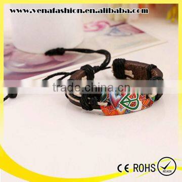 Promotional Custom Leather Bracelet, Leather Cord for Jewelry photo-2
