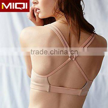 Hot sale Sexy Customized Women Sports Wear Running Wear Bodybuilding Nude Sports Bra