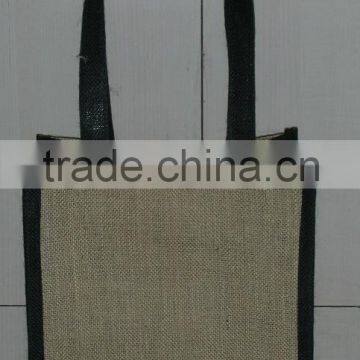 PP Laminated Natural Jute Fabric Shopping Bag