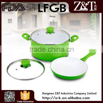 Trade Assurance green color aluminum whole home cookware