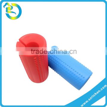 Factory direct sale top quality custom shape colours silicone soft dumbbell holder