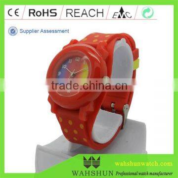 Dongguan Wahshun Silicone Promotional christmas gift cheap kids new watch for kids