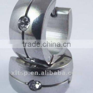 China Factory Direct Sale Hot Style Stainless Steel Crystal Earrings Fashion Earrings Jewelry photo-2