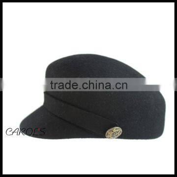 Blank Baseball Hat With Metal Beads Wool Fez Student Caps for Unisex Supplier's Choice photo-2