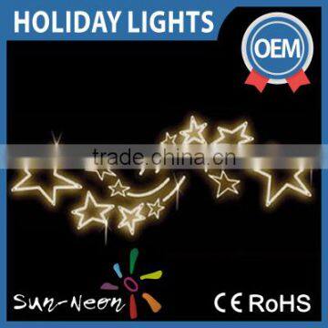 holiday lighting outdoor decoration led christmas rope motif light