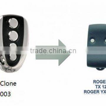 Roger remote ,Roger garage door remote ,Roger transmitter ,Roger radio control ,Roger rolling door remote ,Roger swimming door