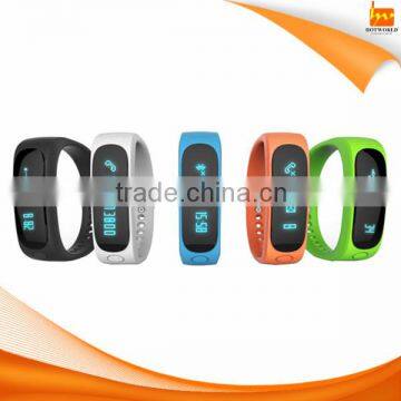 Smart phone camera remoter health calorie sleep monitoring bluetooth pedometer bracelet for man