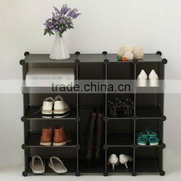 plastic cube shoe storage rack