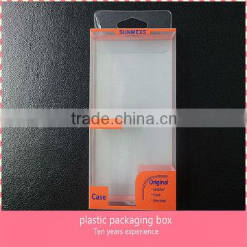 GH2 custom printed clear plastic packaging box for cell Phone case