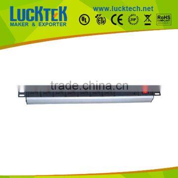 7 ways American type PDU 19'' standard PDU socket, with surge protector