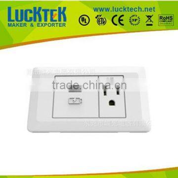 USA TYPE WALL SOCKET WITH ONE USB PORT