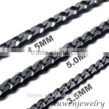 IPB Black Plated Thick Diamond Cut Chain of Steel photo-2